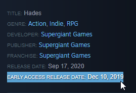 Hades Devs' Previous Games Are All On Sale On Steam Right Now