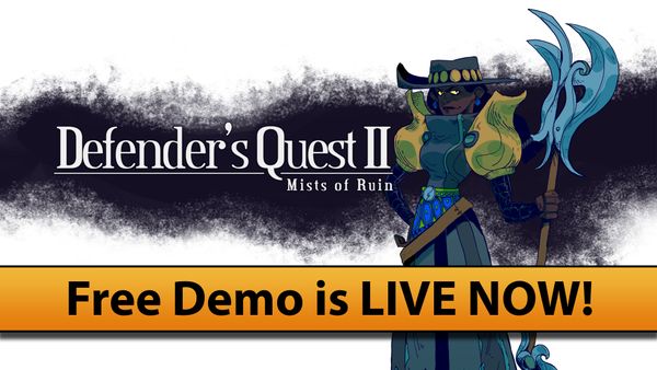 Defender's Quest 2's Free Demo is Live now on Steam!